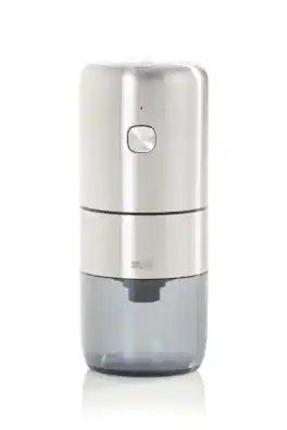 Ad Hoc - Electric Coffee Grinder – Cordless, Rechargeable, Compact Coffee Tool for Espresso & Daily Brew - Stainless Steel