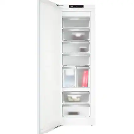 Front. Miele - FNS 7794E 23" PerfectCool Upright Built- in 7.5 Cubic Ft. Smart Freezer - PANEL READY.