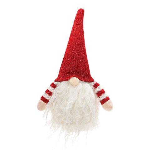 Angle. BreeBe - *Red/Grey Santa Gnome Ornament 2 Asstd. - Multi.