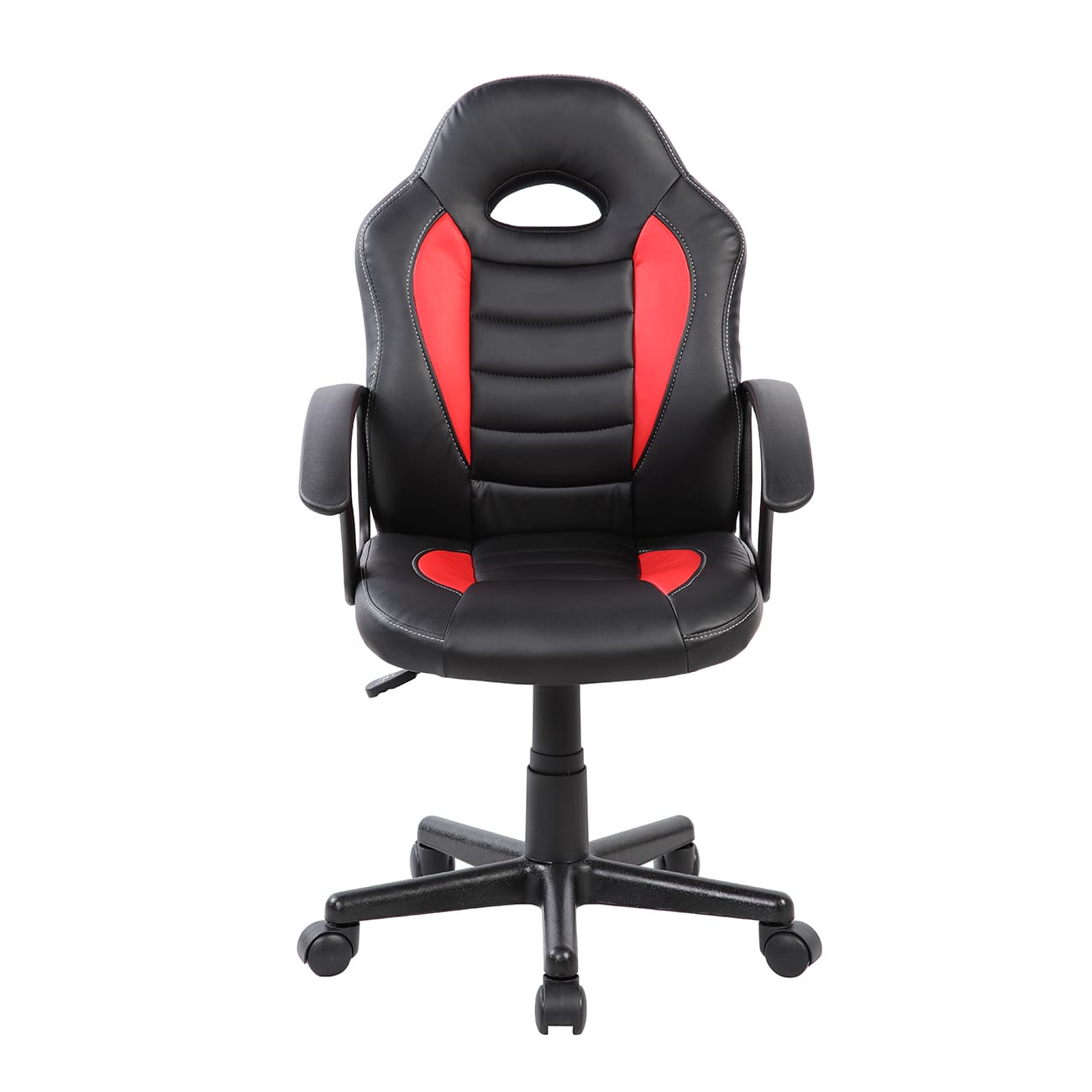 Forest'nSky - Racer Gaming Chair, Student Task Chair with Wheels & Swivel for Gaming & Homework - Red
