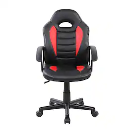 Forest'nSky - Racer Gaming Chair, Student Task Chair with Wheels & Swivel for Gaming & Homework - Red