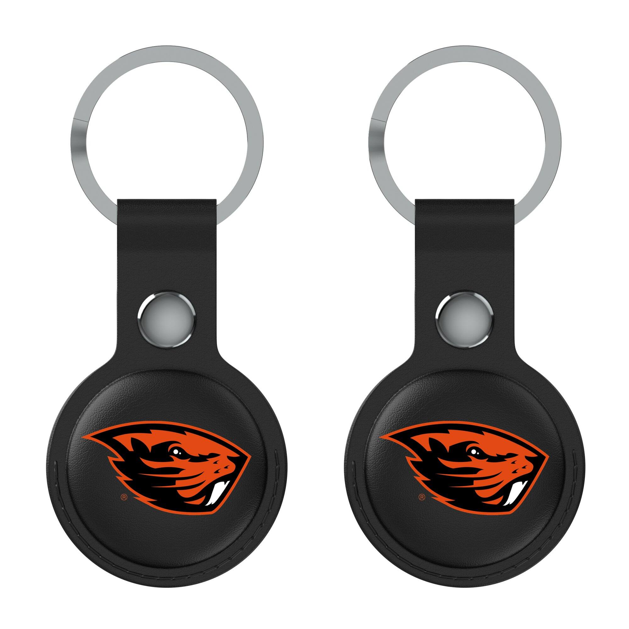 Keyscaper - Oregon State Beavers Two-Pack AirTag Holders - Black