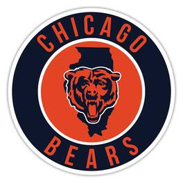 Fan Creations - Chicago Bears 15" State Circle Sign - Multicolor