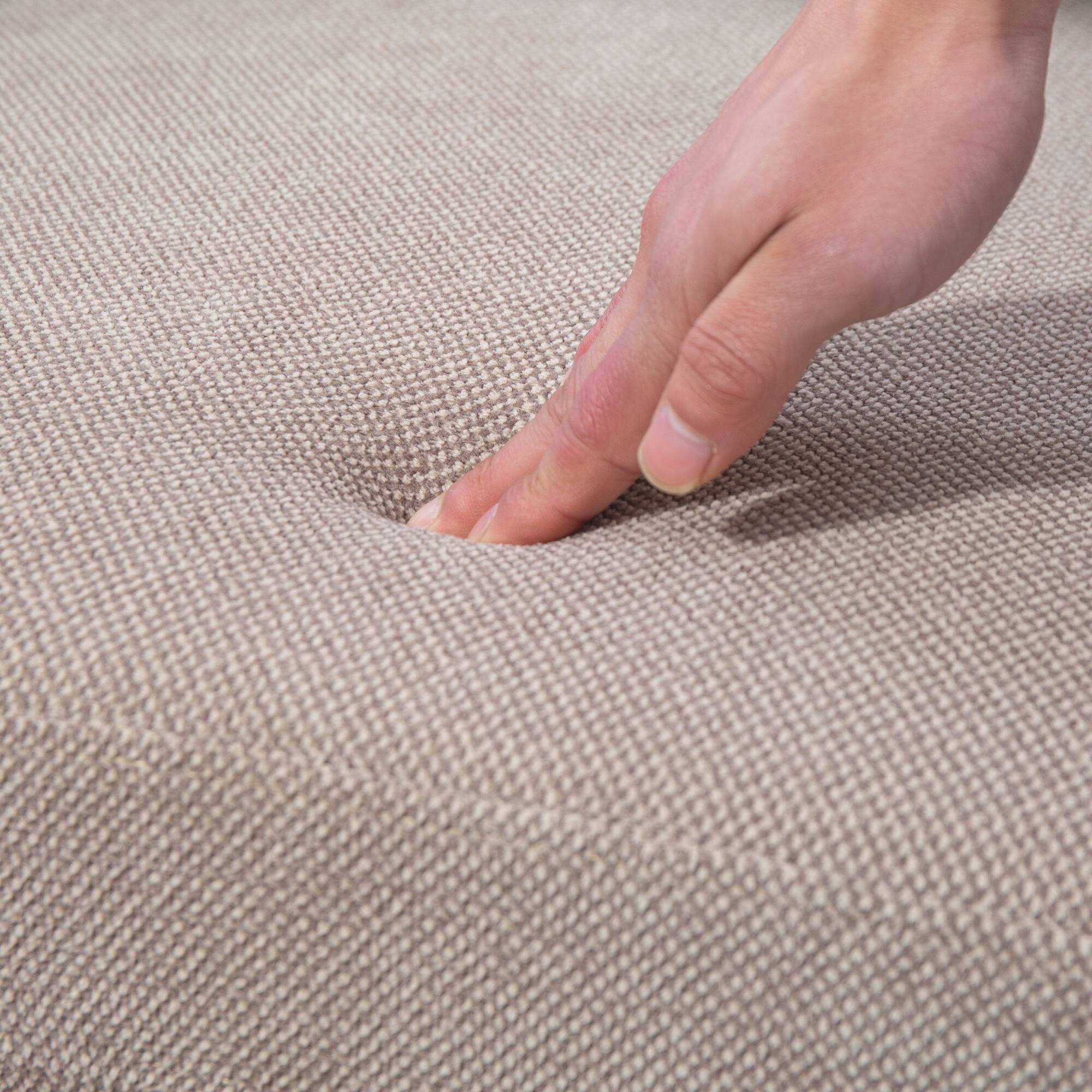 Angle. GOODSILO - Modern Chenille Fabric Accent Chair with Sturdy Metal Legs for Living Room Bedroom or Dining Room - Coffee.