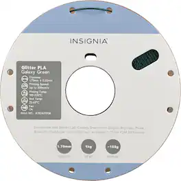 Insignia™ - PLA Glitter 1.75mm Filament - Galaxy Green