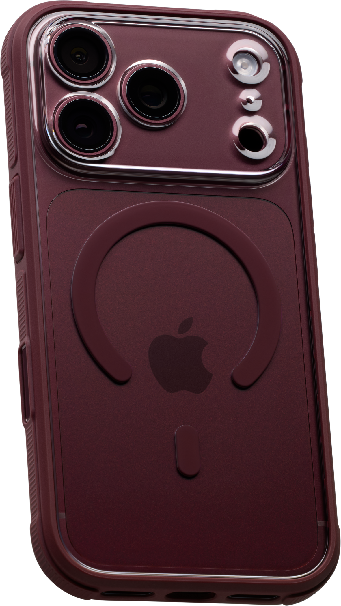 Alt View 7. dbrand - Ghost Case with MagSafe for Apple iPhone 18 Pro Max / iPhone 17 Pro Max - Burgundy.