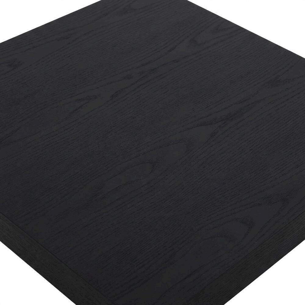 Alt View 1. FurniFact - FurniFact Side Table, Quality Build, Durable Wood Frame - Black - Black.