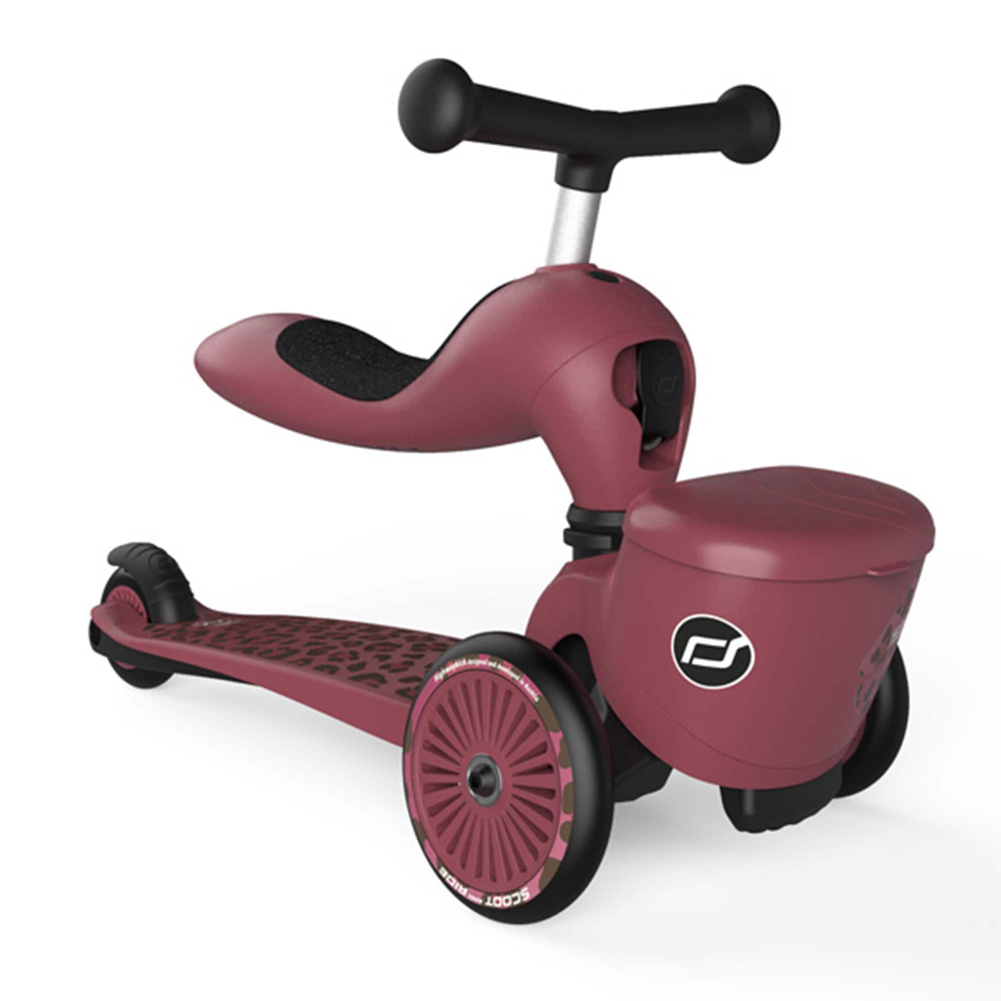 Scoot & Ride - 2-in-1 Kids Scooter with Basket, Highwaykick 1 Lifestyle - Wildcat