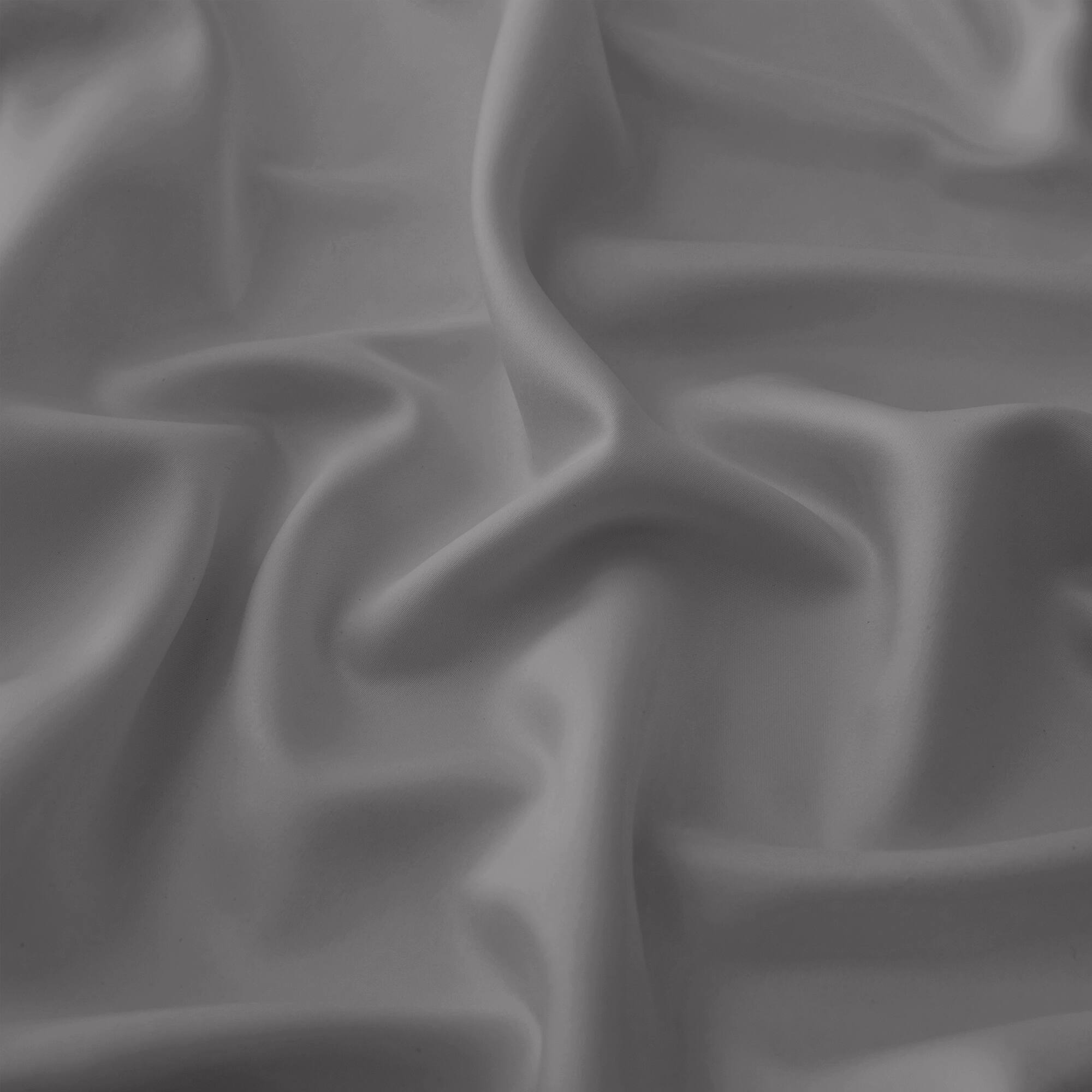 Back. Peace Nest - Peace Nest Lightweight Cool-Touch Satin Comforter Sets with Pillowcases - Light Gray.