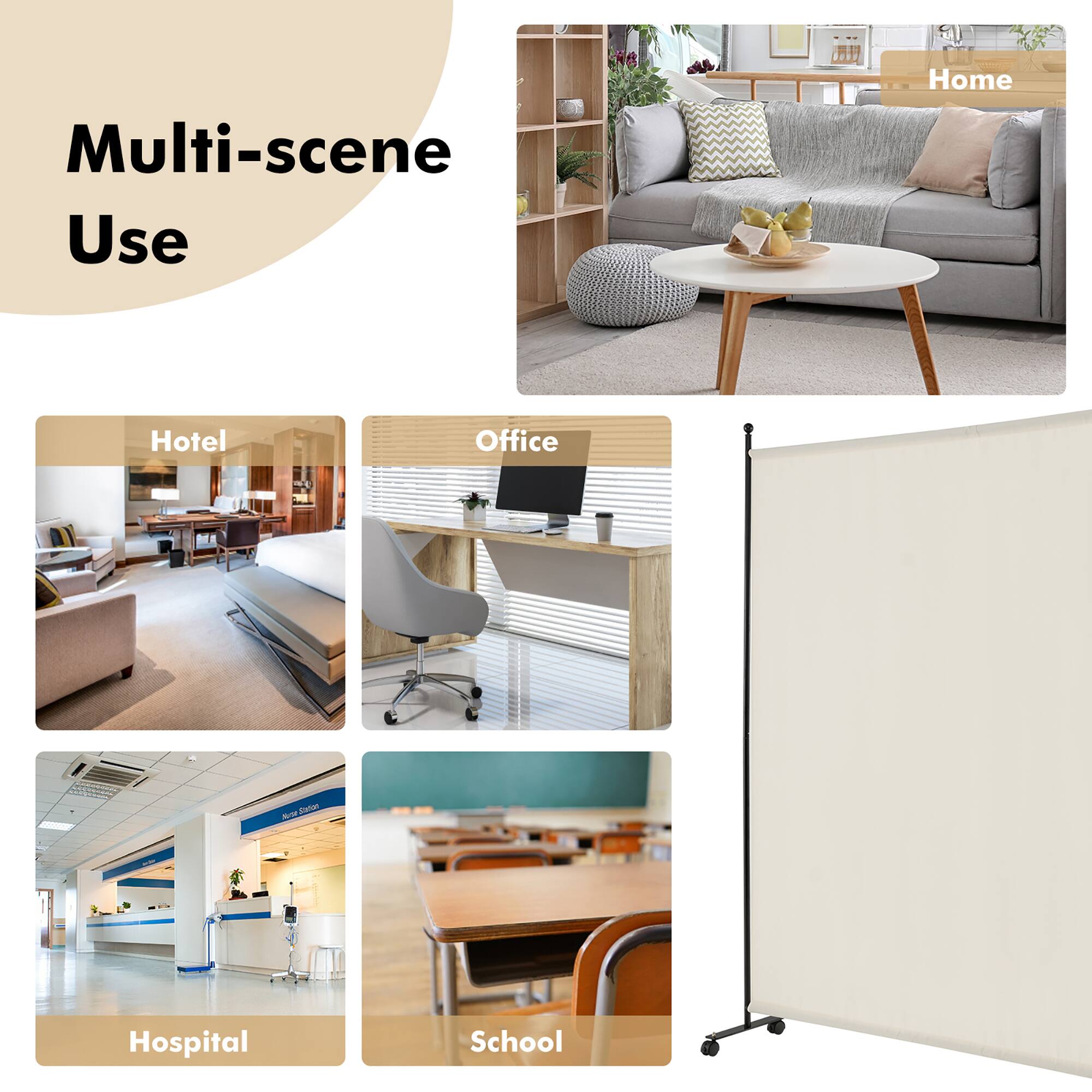 Multi-scene Use

Home
Hotel
Office
Hospital
School
