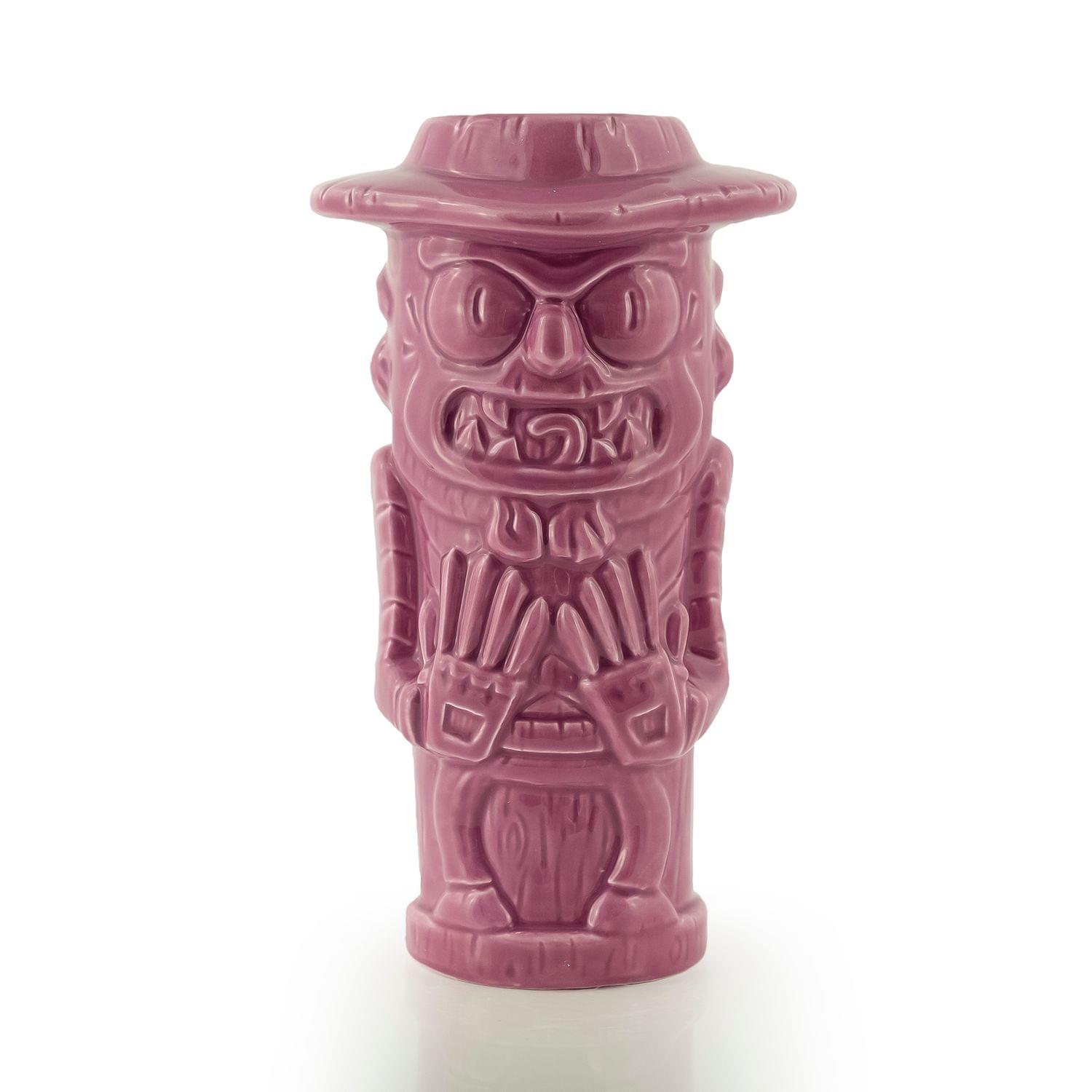 Front. ThinkGeek - Geeki Tikis Rick & Morty Scary Terry | Ceramic Tiki Style Mug | Holds 19 Ounces - Multi-Color.