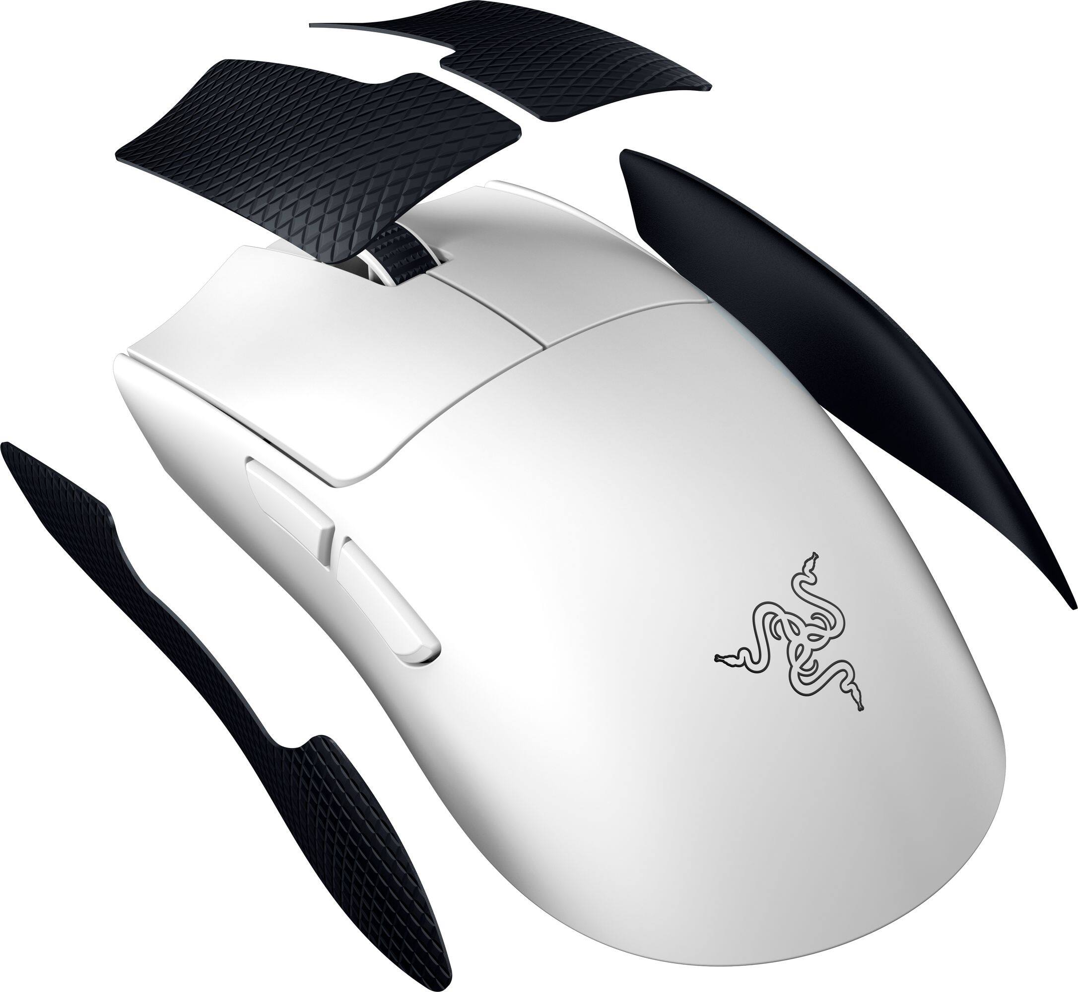 Alt View 9. Razer - Viper V3 Pro Ultra Lightweight Optical Gaming Mouse with 95 Hour Battery Life - 8k Polling Rate - White.