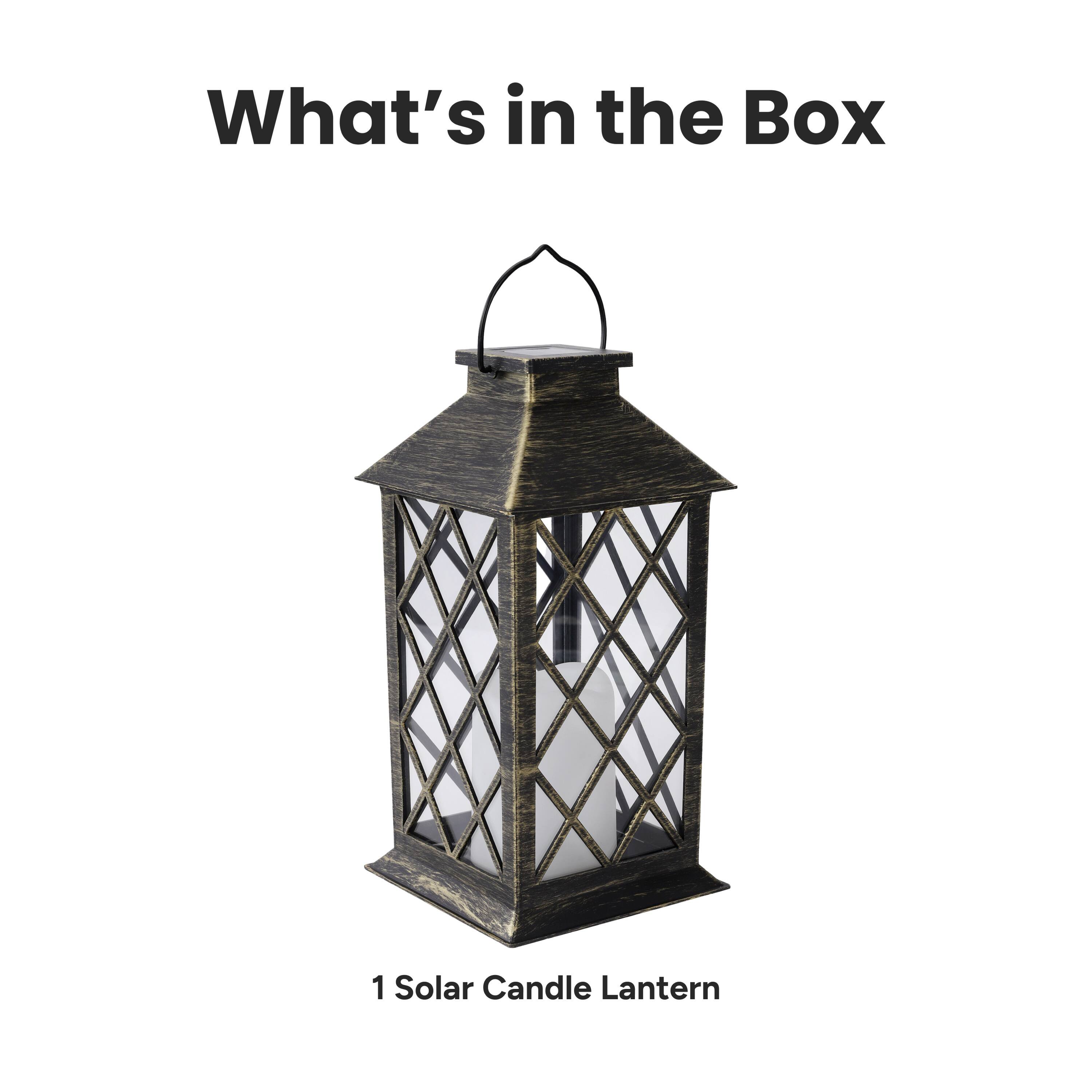 What's in the Box

1 Solar Candle Lantern