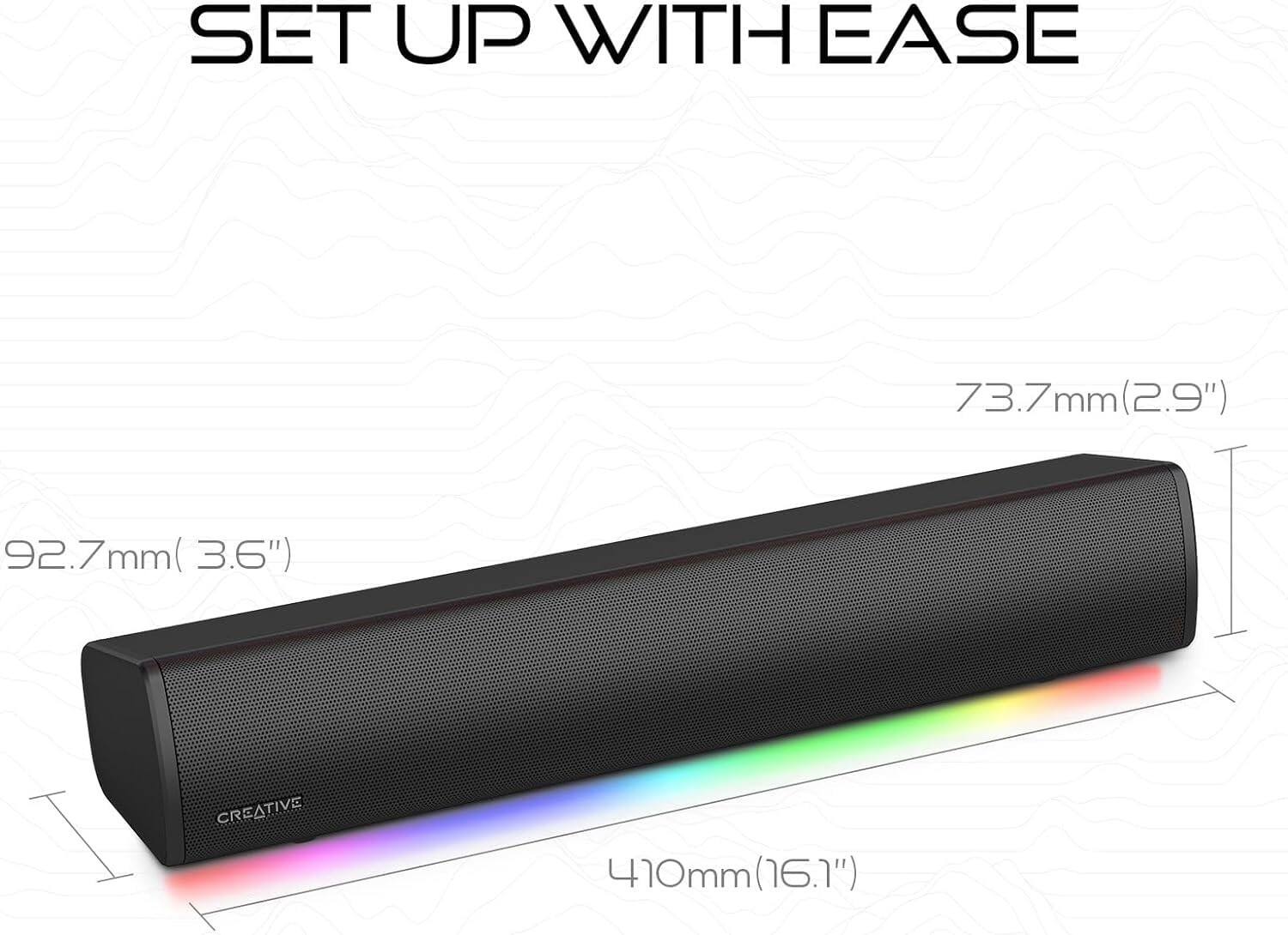 SET UP WITH EASE

73.7mm (2.9")
92.7mm (3.6")
410mm (16.1")
