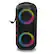 Angle. ION Audio - Uber Boom 40W Portable Bluetooth All-Weather Wireless Speaker with Multi-Colored LED Lights and Built-In Microphone - Black.