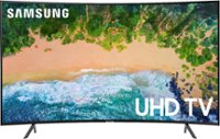 Front. Samsung - 55" Class - LED - NU7300 Series - Curved - 2160p - Smart - 4K UHD TV with HDR.