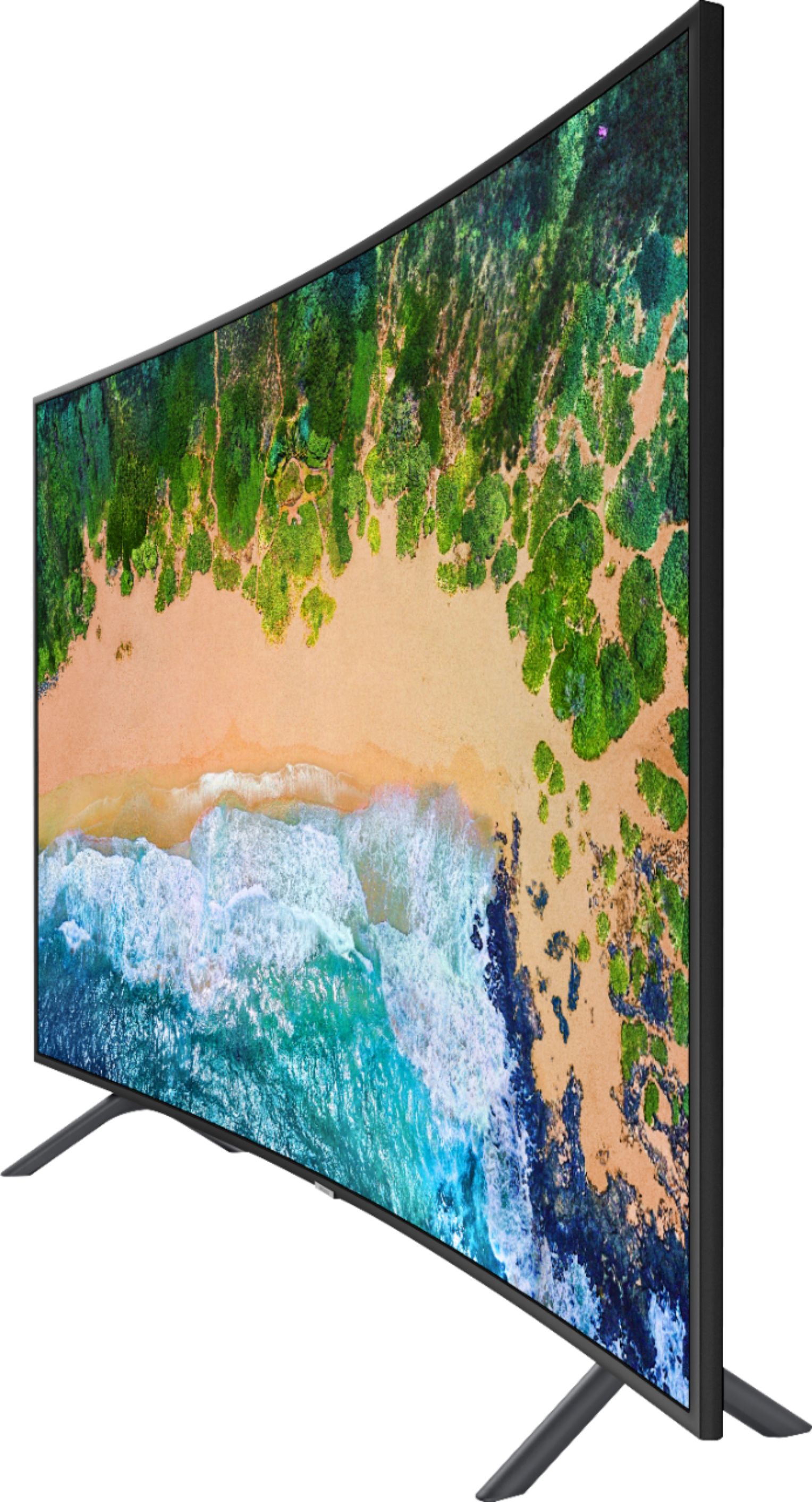 Samsung UN55RU7300FXZA - Smart TV curvo 4K UHD 7 Series Ultra HD de 55  pulgadas con HDR y compatibilidad con Alexa (modelo 2019)