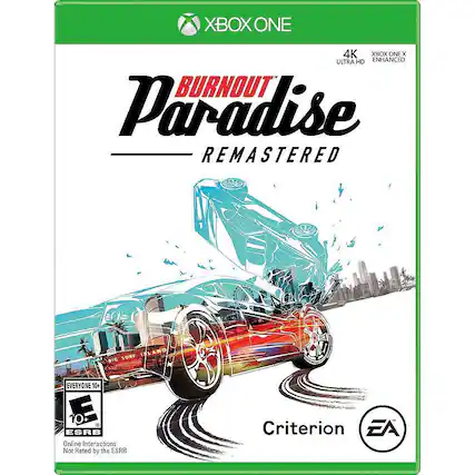 Front. Electronic Arts - Burnout Paradise Remastered. - E10+ (Everyone 10+)