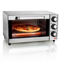 Hamilton Beach - Toaster/Pizza Oven - Stainless-Steel - Angle_Standard