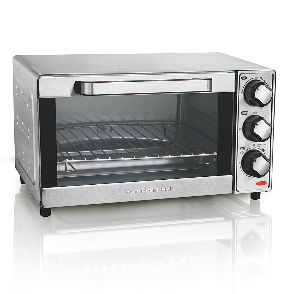 Hamilton Beach Professional 4-Slice Digital Air Fry Toaster Oven- Stainless  Steel