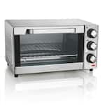 Hamilton Beach - 4 Slice Toaster Oven - Stainless Steel