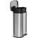 Alt View 14. Halo - Premium 8 Gallon Step Pedal Trash Can with AbsorbX Odor Control System and Removable Inner Bucket - Stainless Steel.