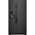 Whirlpool - 21.4 Cu. Ft. Side-by-Side Refrigerator - Black
