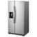 Alt View Zoom 11. Whirlpool - 21.4 Cu. Ft. Side-by-Side Refrigerator - Monochromatic stainless steel.