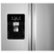 Alt View Zoom 4. Whirlpool - 21.4 Cu. Ft. Side-by-Side Refrigerator - Monochromatic stainless steel.