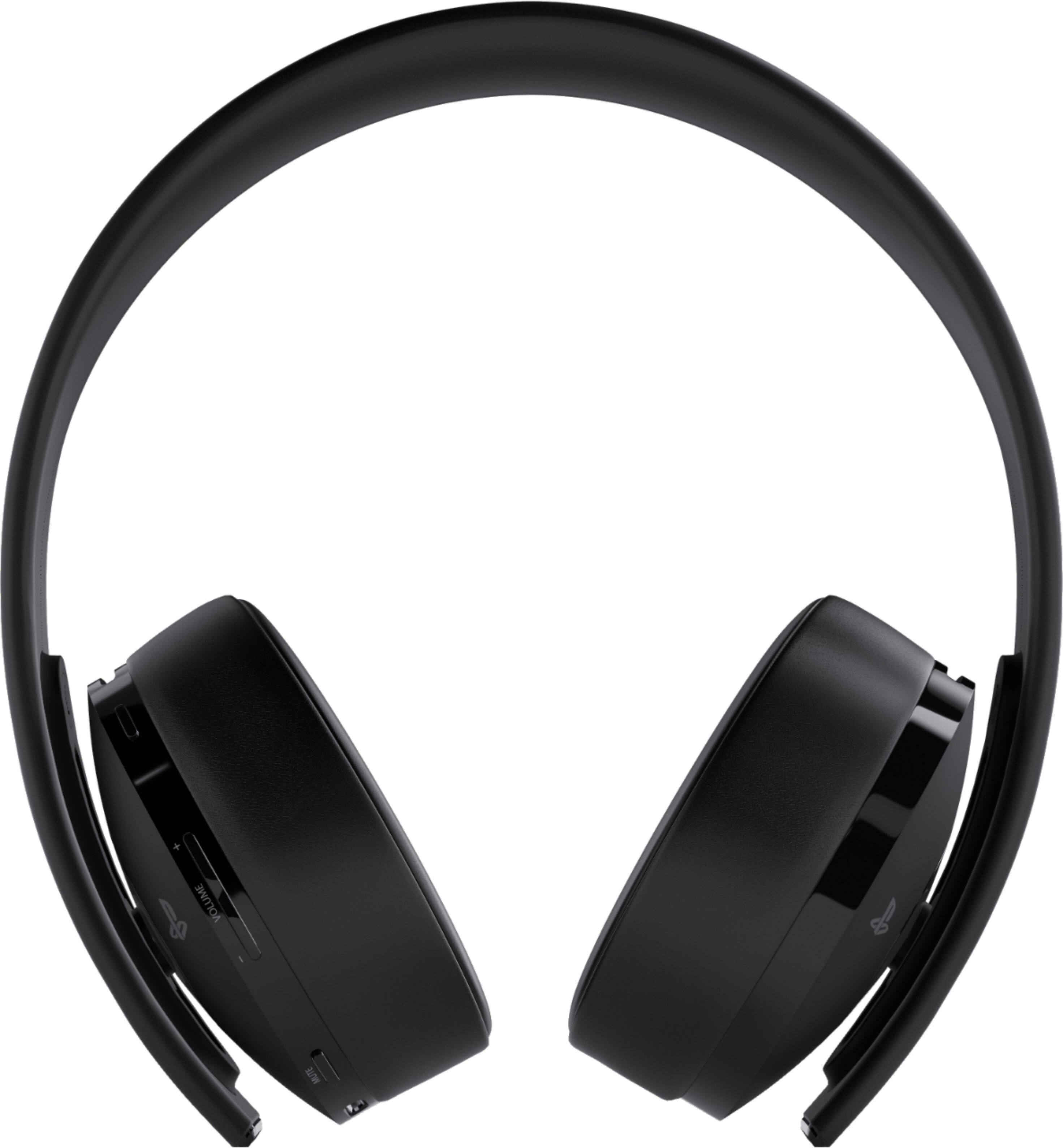 Alt View 11. Sony - Gold Wireless Stereo Headset - Black.