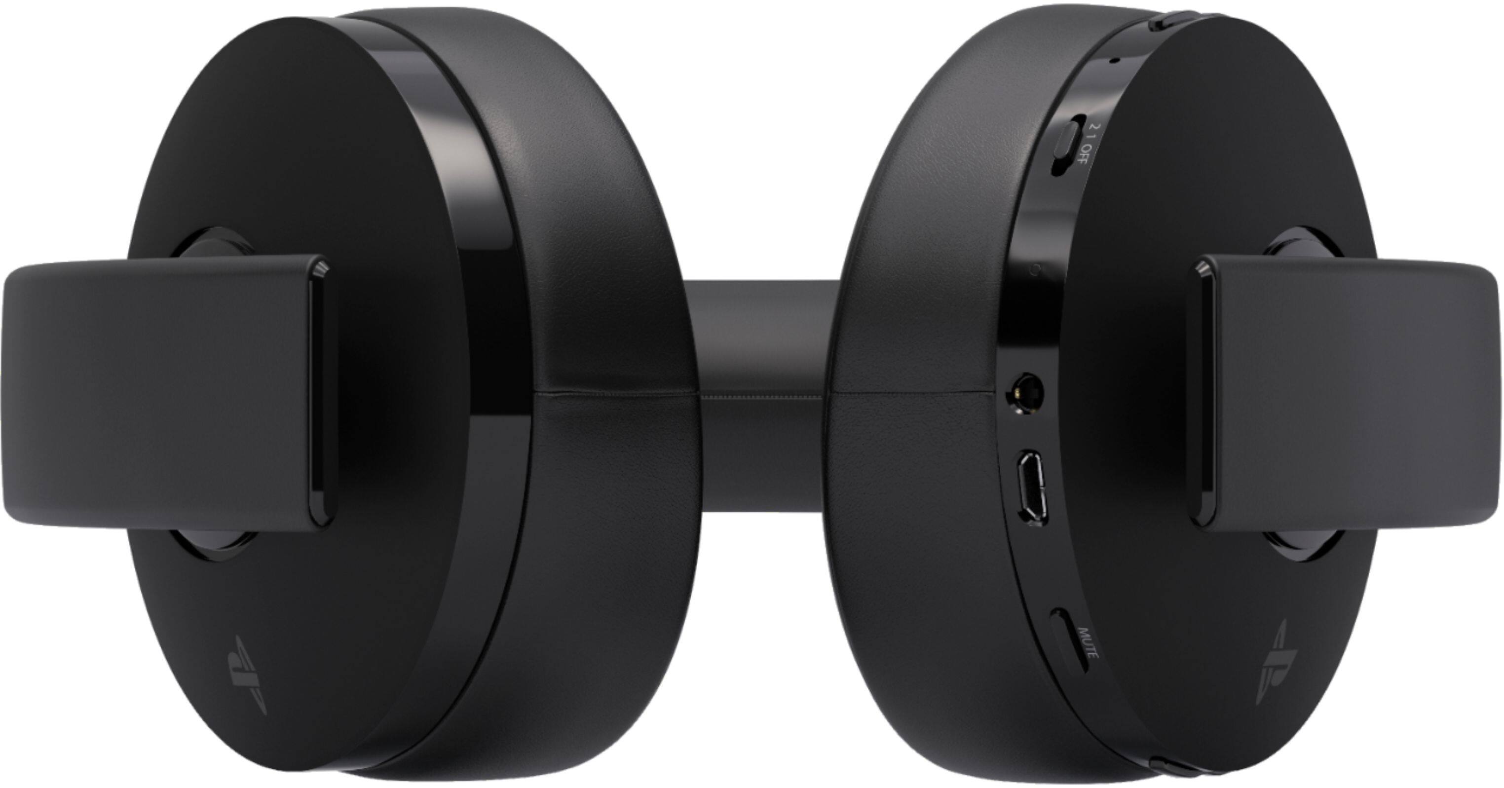 Alt View 14. Sony - Gold Wireless Stereo Headset - Black.