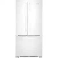 Whirlpool - 22.1 Cu. Ft. French Door Refrigerator - White - Front_Zoom