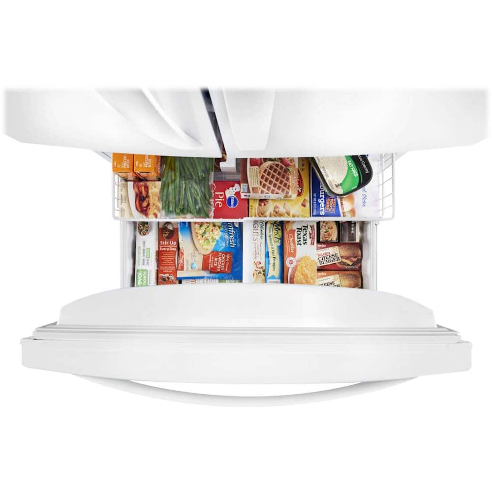 Alt View 13. Whirlpool - 22.1 Cu. Ft. French Door Refrigerator - White.