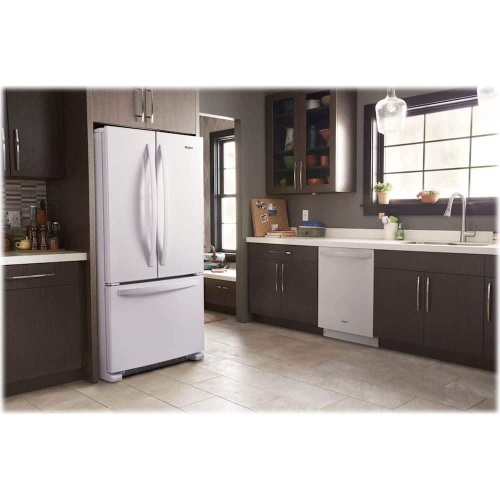 Alt View 18. Whirlpool - 22.1 Cu. Ft. French Door Refrigerator - White.