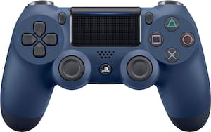 DualShock 4 Wireless Controller for Sony PlayStation 4 - Midnight Blue - Front_Zoom