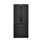 Front. Whirlpool - 19.7 Cu. Ft. French Door Refrigerator - Black.