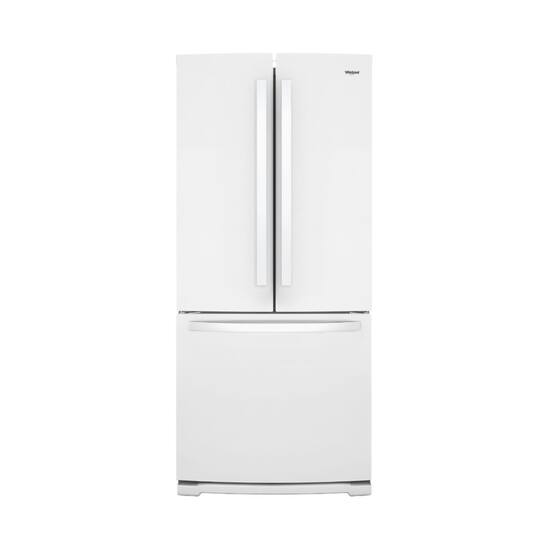Whirlpool 19 7 Cu Ft French Door Refrigerator White Wrf560smhw Best Buy