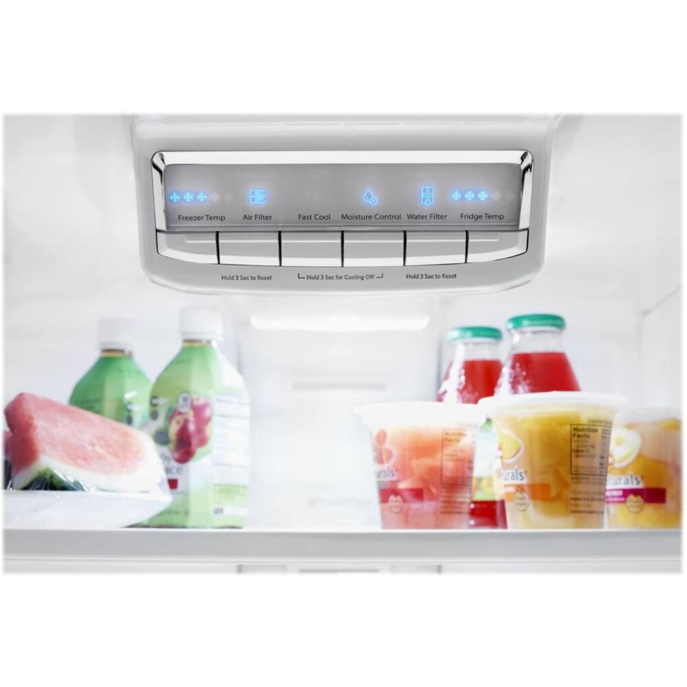 Best Buy Whirlpool 19.7 Cu. Ft. French Door Refrigerator White WRF560SMHW