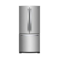 Whirlpool - 19.7 Cu. Ft. French Door Refrigerator - Stainless Steel - Front_Zoom