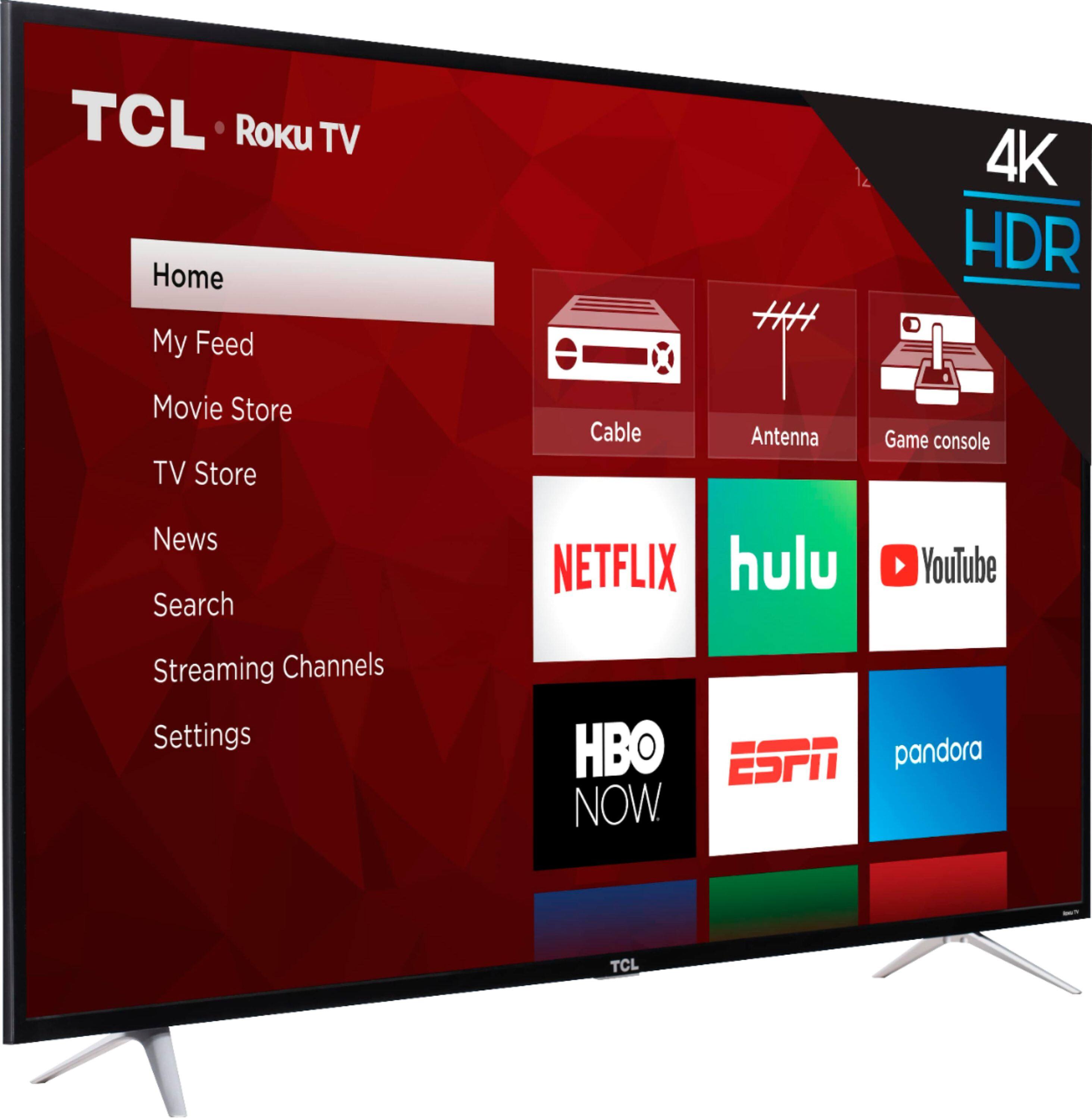 TCL 65 Class 4-Series 4K UHD HDR LED Smart Android TV - 65S434