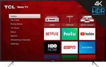 TCL - 65" Class - LED - 4 Series - 2160p - Smart - 4K UHD TV with HDR Roku TV - Front_Zoom