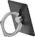 Front. Insignia™ - Phone Ring Stand Finger Grip/Kickstand for Mobile Phones - Black.