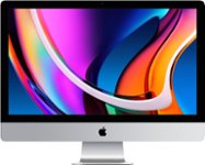 Front Zoom. Apple - 27" iMac with Retina 5K display - Intel Core i7 (3.8GHz) - 8GB Memory - 512GB SSD - Silver.