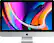Front. Apple - 27" iMac with Retina 5K display - Intel Core i7 (3.8GHz) - 8GB Memory - 512GB SSD - Silver.