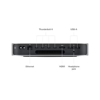 Apple Mac mini Desktop M2 Pro Chip 16GB Memory 512GB SSD Silver Apple Mac mini Desktop M2 Pro Chip 16GB Memory 512GB SSD Silver