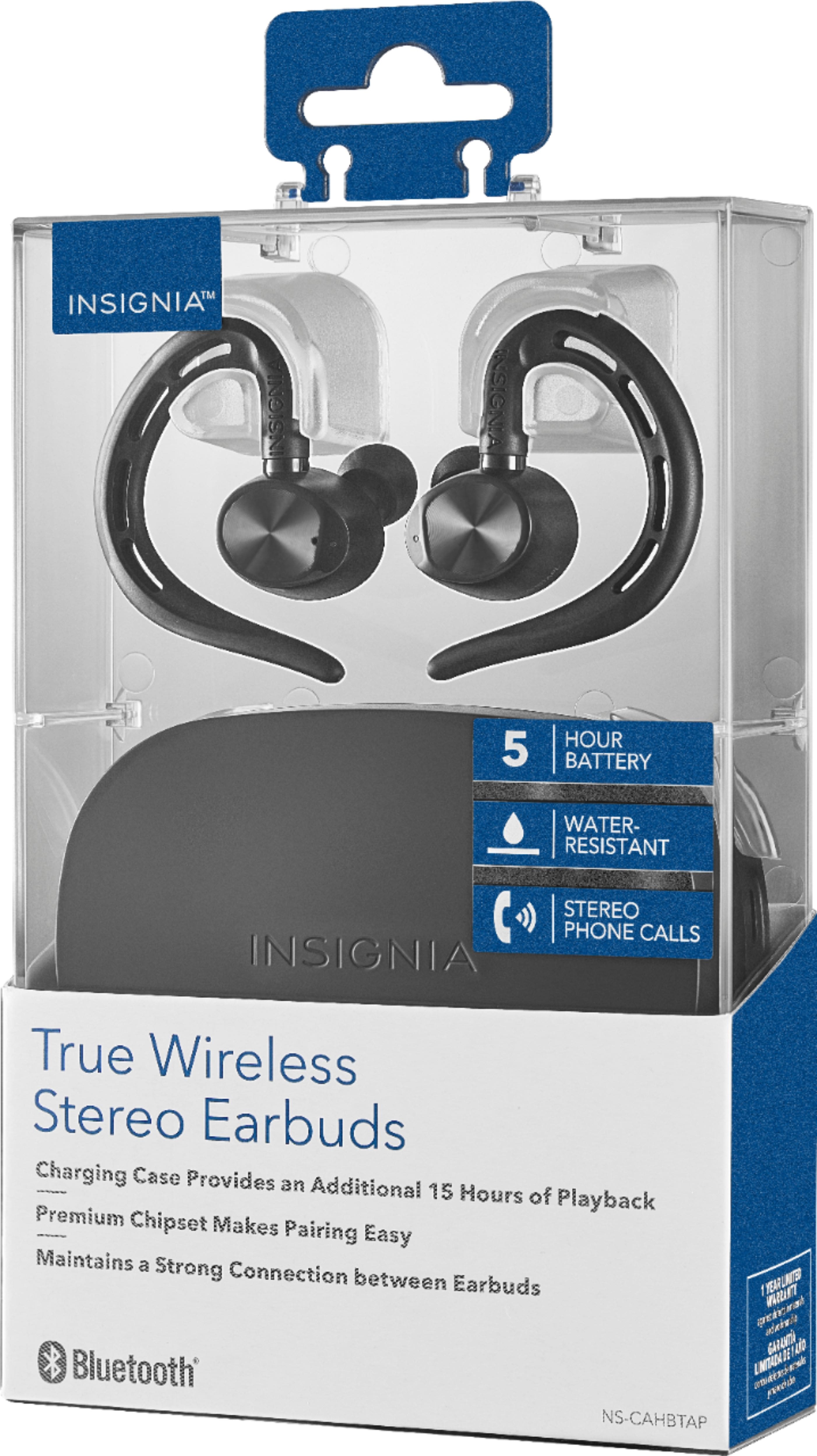 Alt View 13. Insignia™ - True Wireless In-Ear Headphones - Black.