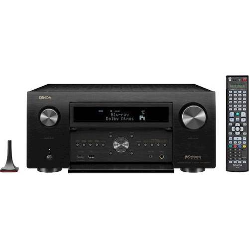 Denon AVR-X8500H Flagship Receiver - 8 HDMI In /3 Out, 13.2 Channel 150 W/Ch | Dolby Surround Sound | Streaming + HEOS - Black