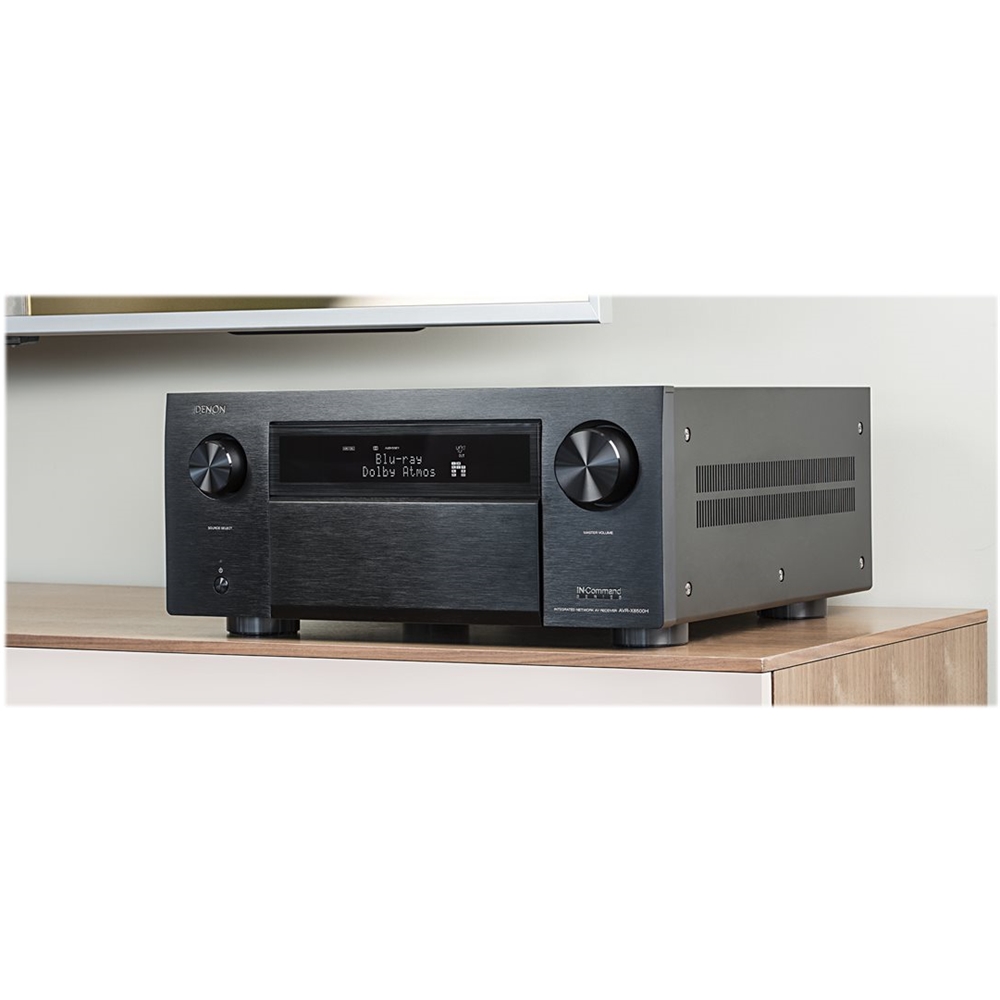 Best Buy: Denon AVR-X8500H Flagship Receiver 8 HDMI In /3 Out, Channel 150 W/Ch | Dolby Surround Sound | Streaming + HEOS Black AVRX8500H