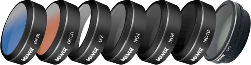 Bower - Sky Capture Series UV / Circular Polarizer / Neutral Density / Graduated Color Lens Filter for PHANTOM 4 PRO (7-Count)