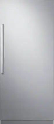 Front. Dacor - Contemporary Style Panel Kit for 36" Refrigerator or Freezer Column, Right - Stainless Steel.